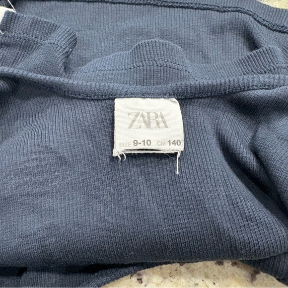 Zara navy blue Tank top & shorts Girls 9/10 GUC Palm Cove Australia North Point - Picture 5 of 10